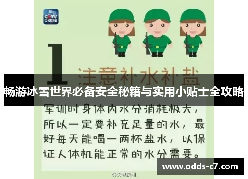 畅游冰雪世界必备安全秘籍与实用小贴士全攻略